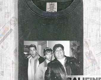 Camiseta Adam Sandler Chris Farley David Spade, Camiseta Vintage Saturday Night Live dos anos 90, Camiseta Comfort Colors Lavada RZ