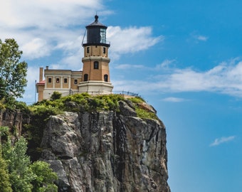 Split Rock Lighthouse, Minnesota, Color and Black & White