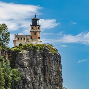 Split Rock Lighthouse, Minnesota, Color and Black & White