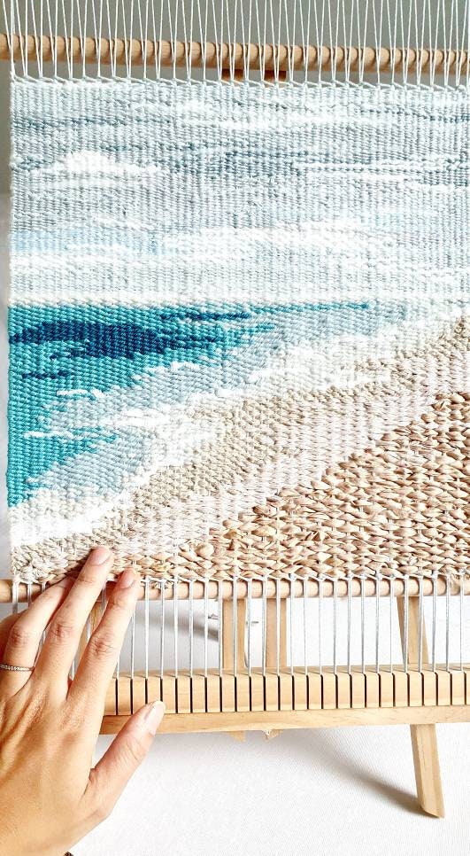 Sand Aurora Woven Art