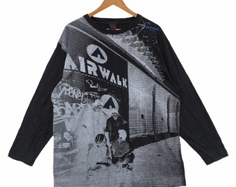 Vintage Airwalk Skate Full Print Shirt