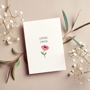 Danke Mama | Karte | Muttertag | Danke | Mum | Mothersday | Frauentag | Thank you