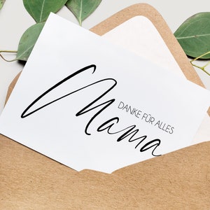 Du bist die weltbeste Mama | Karte | Muttertag | Danke | Mum | Mothersday | Frauentag | Thank you