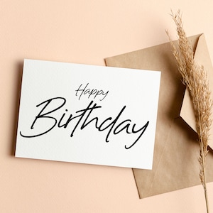 Happy Birthday | Geburtstag | Glückwunsch | Karte | Glückwunschkarte | Geschenk | Birthdaypresent