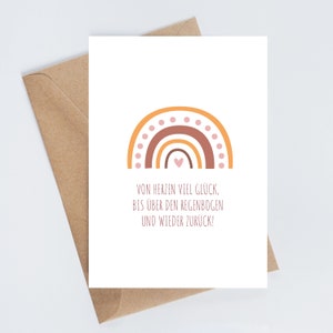 Regenbogen | Geburtstagskarte | Glückwunschkarte | Geburtstag | Karte | Postkarte | Grußkarte