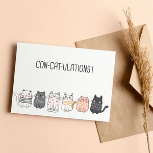 Geburtstagskarte | Glückwunschkarte | Geburtstag | | Happy Birthday | Alles Gute | Karte | Katze | Katzen | Cats | Catlover