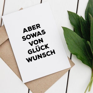 Aber sowas von Glückwunsch | Geburtstag | Geburtstagskarte | Glückwunschkarte | Feier | Geschenk | Karte