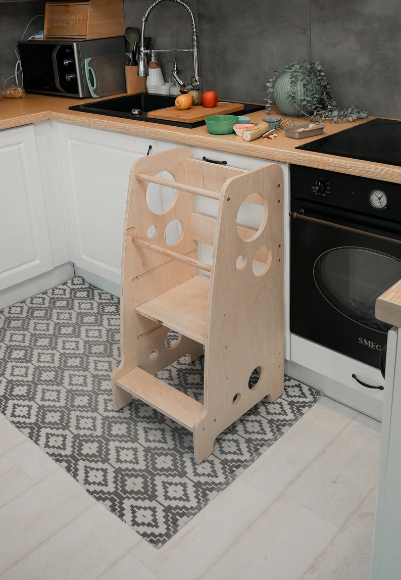 Kitchen Helper / Kids Step Stool / Toddler Steep Stool / Etsy