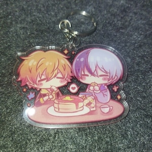 BADDOGS akitoya project sekai eating acrylic keychains by Kuriitama