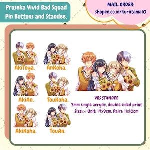Vivid BAD SQUAD Standee Unit and Pair by Kuriitama