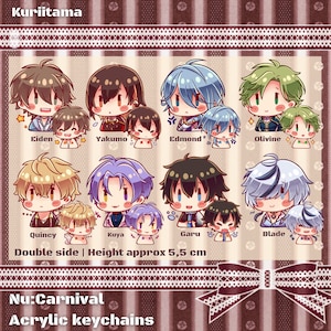 Neu: Karneval Acryl Schlüsselanhänger von Kuriitama