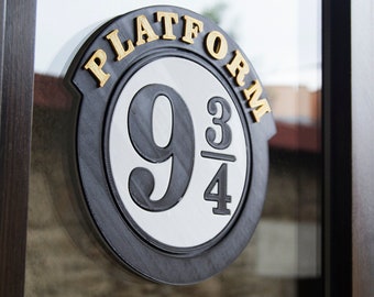 Platform 9 3 4 Sign - Etsy