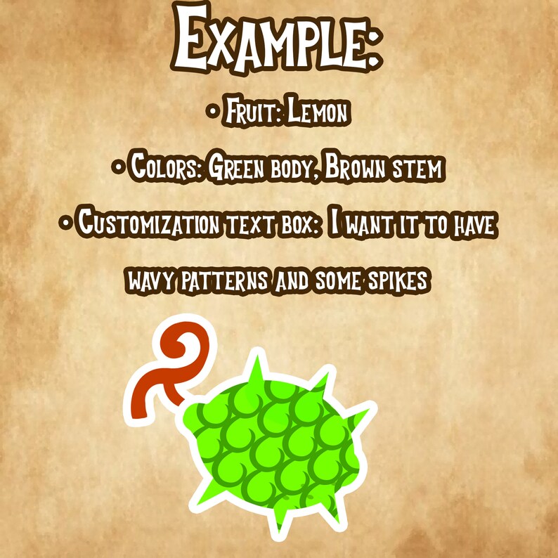 Custom Devil Fruits Replica Etsy