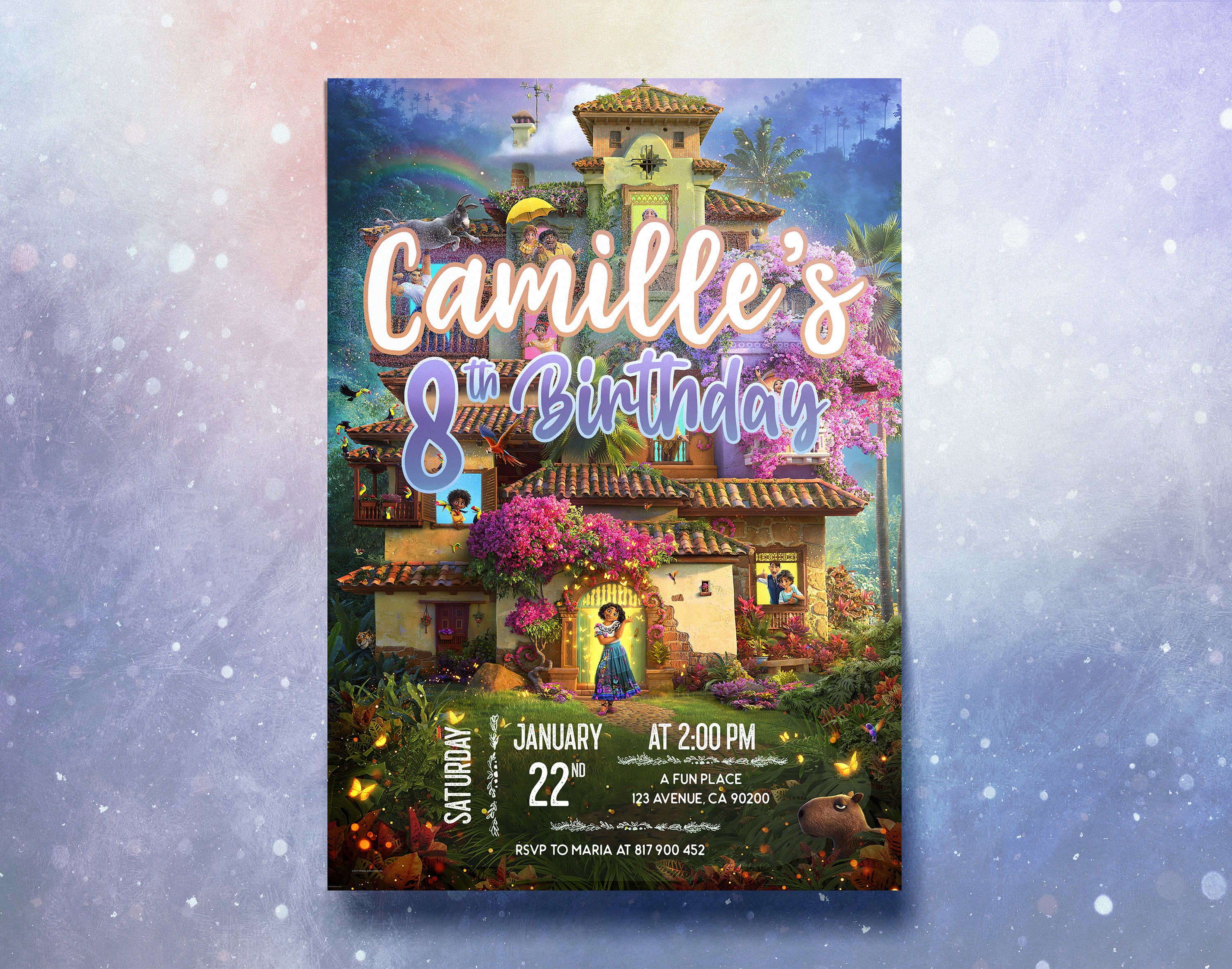 Encanto Invitation Personalized Encanto Digital Invitation Etsy