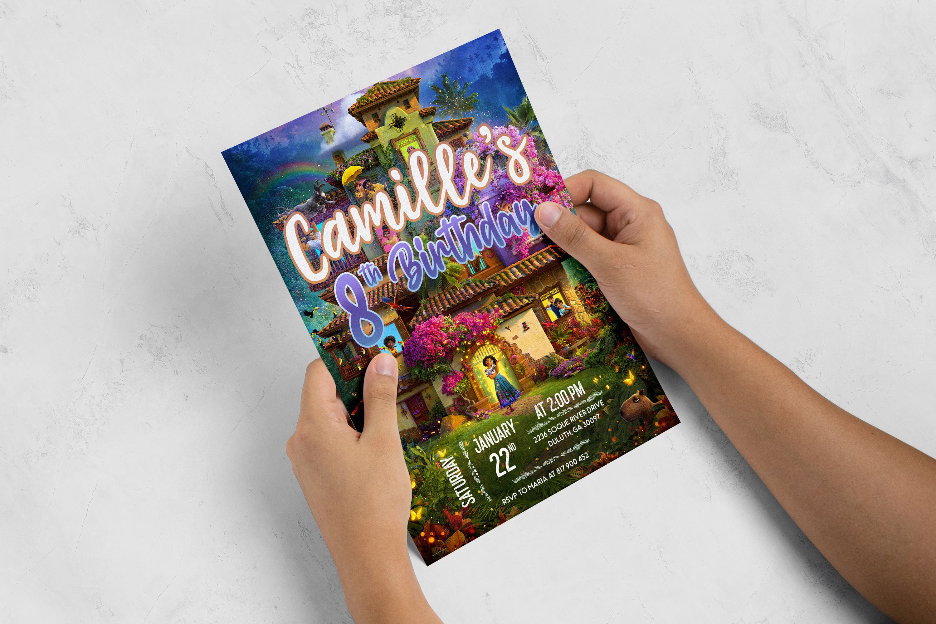 Encanto Invitation Personalized Encanto Digital Invitation Etsy