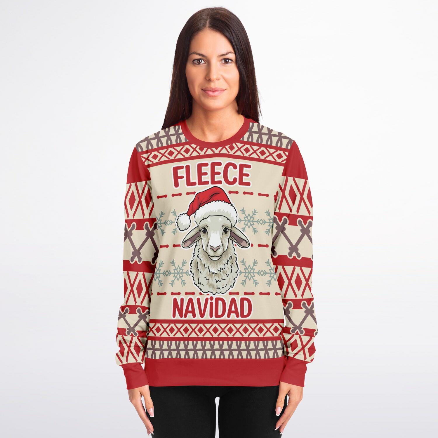 Fleece Navidad Sweatshirt, Feliz Navidad Shirt, Cute Christmas
