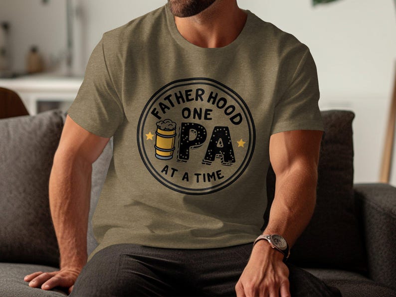 IPA Fatherhood T-Shirt: Craft Beer Dad Apparel image 3