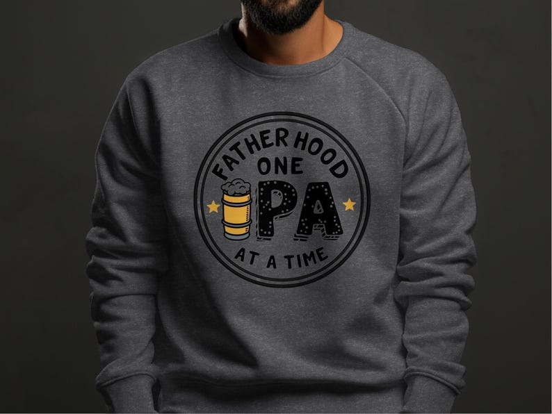 IPA Fatherhood T-Shirt: Craft Beer Dad Apparel image 5