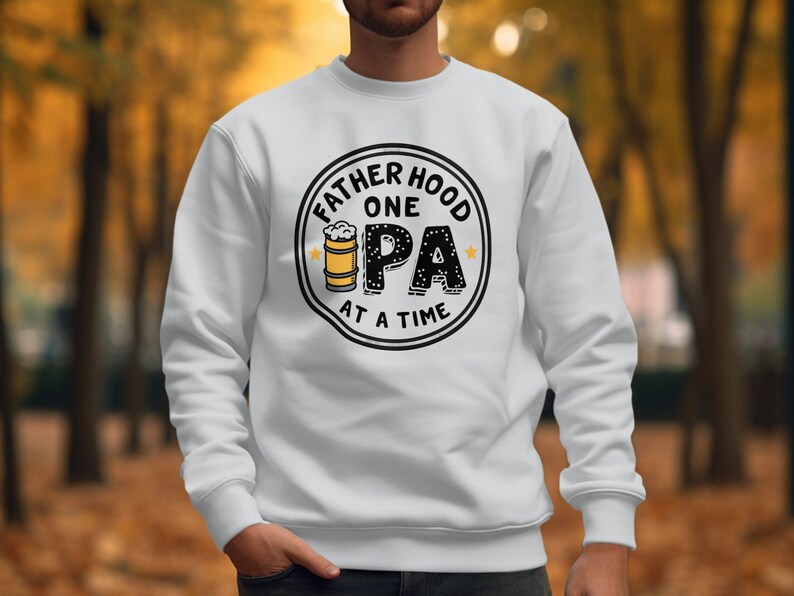 IPA Fatherhood T-Shirt: Craft Beer Dad Apparel image 6