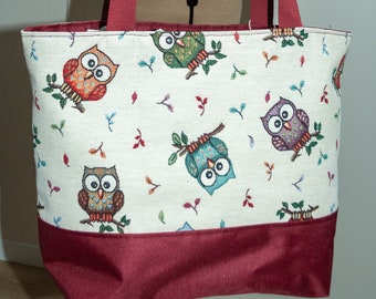 Tote bag with matching zipped pocket