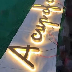 Custom Backlit Sign | Backlit Logo Sign | Custom Business Sign | LED ...