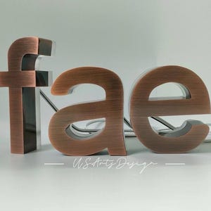 Custom Backlit Sign, Sign for Business, custom outdoor logo , Spa Salon Nail Sign, 3D metal Sign , 3d custom sign for office,  3D logo Sign
