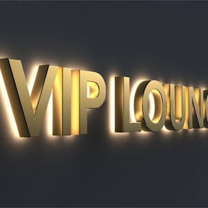 Custom Backlit Sign | Backlit Logo Sign | Custom Business Sign | LED Light Box Backlit | 3D Metal Sign | Custom Sign Logo | Spa Clinic Sign