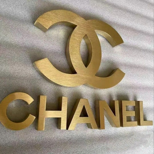 chanel logo sticker