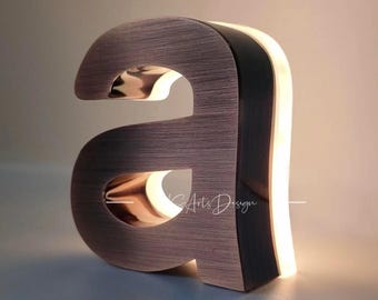 3D-bord met achtergrondverlichting, op maat gemaakt buitenlogobord, 3D-geborsteld metaal, 3D-uithangbord, schoonheidsbord spa salon, wandbord kantoor, lasergesneden logobord