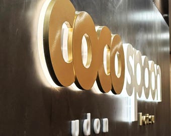 Custom Business Sign | 3d Backlit Sign | Metal Backlit Signs | Custom Acrylic Sign | Metal Sign | Led Business Sign | LED Sign for Business