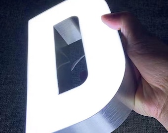 Aangepast logobord - aangepaste lichtbak - logobord met achtergrondverlichting - logobord met frontverlichting-3D-logobord - led-lichtbak - led-logobord - lasergesneden logobord - logo