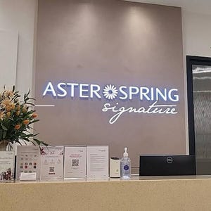 Custom Backlit Sign | Backlit Logo Sign | Custom Business Sign | LED Light Box Backlit | 3D Metal Sign | Custom Sign Logo | Spa Clinic Sign