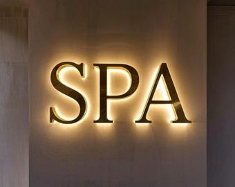 Professional Custom Logo Sign | Made for Your Business | Spa Clinic Sign | Made for Your Brand