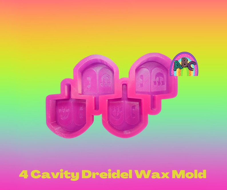 Dreidel Wax Melt Mold Wax Tart Mold Hanukkah Mold Etsy