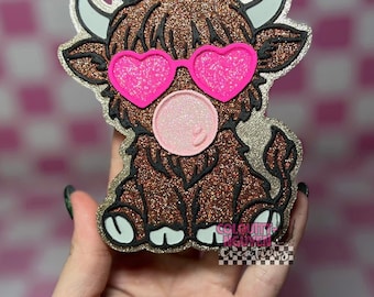 Bubble Cow Silicone Freshie Mold