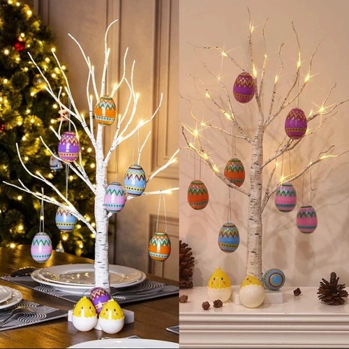 62cm Birch Tree Led Light Easter Decorations For Home Australia - How To Decorate Small Christmas Tree At Home For Easter 62cm Birch Tree Led Light Easter Decorations For Home Australia - How To Decorate Small Christmas Tree At Home For Easter
