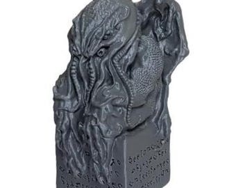 Gran estatua/artefacto de Cthulhu - Para juegos de guerra, rol y cosplay - Impresión 3D