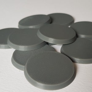40mm bases for wargame and tabletop rpg miniatures - Set of 10