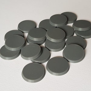 32mm bases for wargame and rpg miniatures - Set of 20
