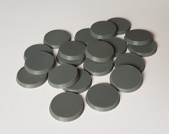 Peanas de 32mm para miniaturas de wargame y rpg - Set de 20