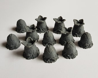 Huevos de extraterrestre para juegos de mesa - Juego de 12 - Escala 28/32 mm - Impresión 3D