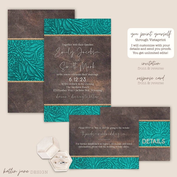 Invitation Turquoise Etsy Invitation Turquoise Etsy