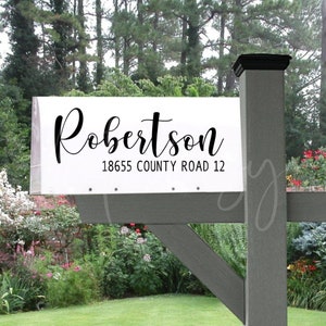 Mailbox Decals, Mailbox Decal, Decal For Mailbox, Mailbox Address, Mailbox Vinyl Decal, Name Decals, Address Decals, Address Decal