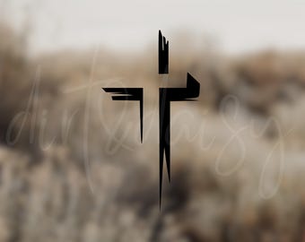 Cross Decal, Cross Stickers, Cross Car Decal, Christian Stickers, Gifts For Men, Adhesive Vinyl, Cross Window Stickers, Christian Gift Ideas