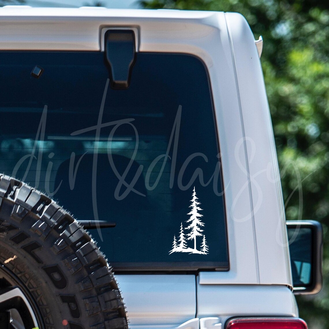 Fir Tree Decal, Tree Decals, Tree Stickers, Outdoorsy Stickers ...