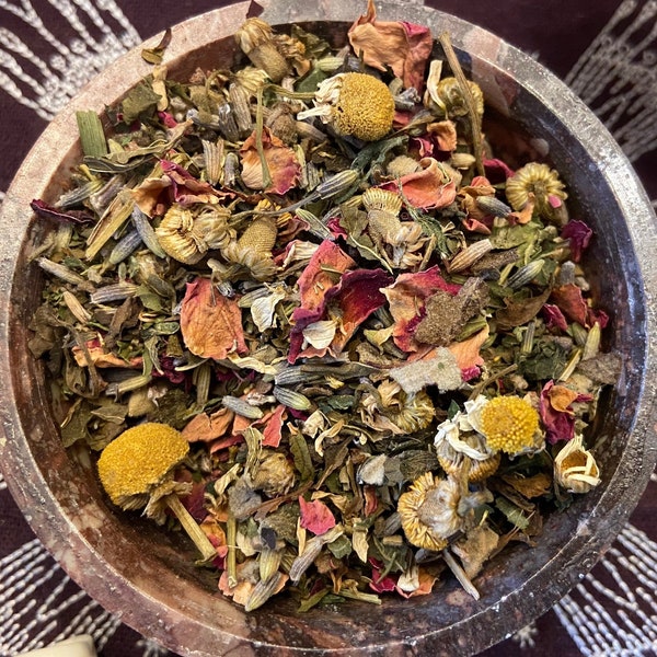 Calm And Anti-Anxiety Handmade Herbal Blend, All Natural