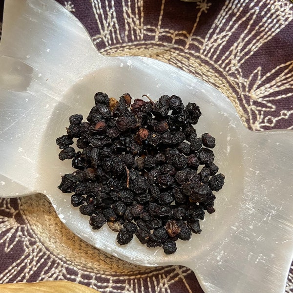 Elderberries, Break Spells, Break Hexes, Rebirth, Faeries, All Natural, Pagan, Witchcraft