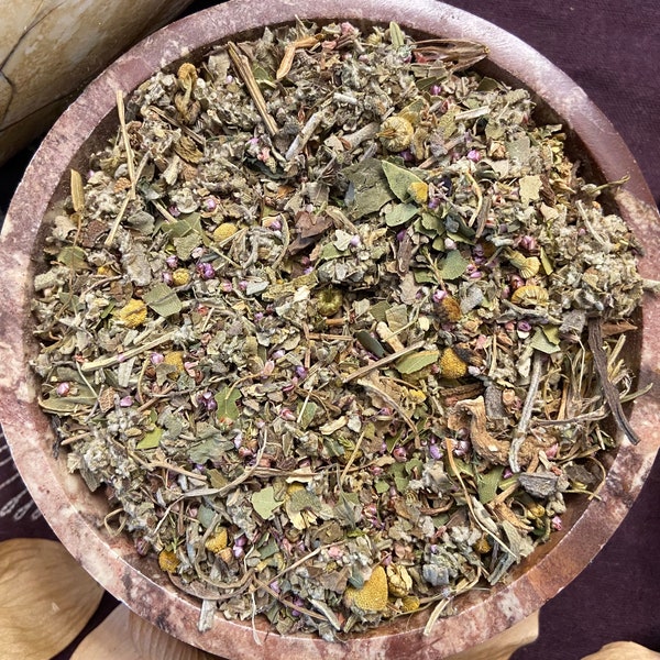Imbolc Magick Herbal Blend, All Natural Handmade Herbal Blend, Pagan, Witchcraft, Incense, Bath Soak