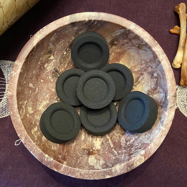 Charcoal Disks, Loose Incense Burner, Pagan, Witchcraft, Occult, Altar Tools
