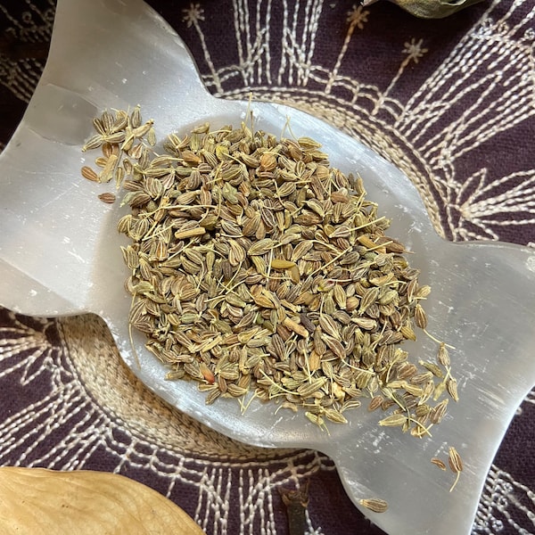 Anise Seeds, Divination, Love, Nightmares, Purification, Psychic Protection, All Natural, Pagan, Witchcraft